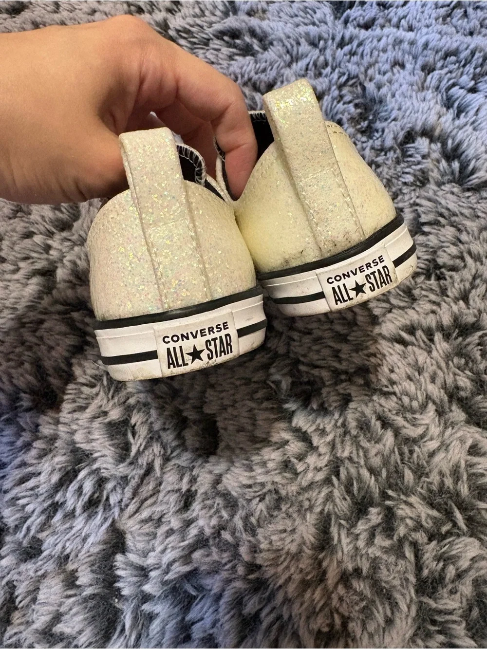 Converse Kids Glitter Low Top Sneakers